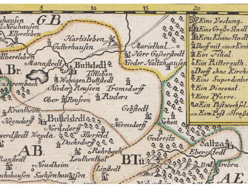 Stadtgeschichte Buttstädt 1549 - 17. Jh.